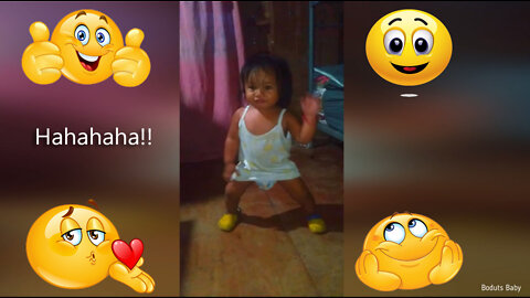 A hilarious 1yr old Baby Dance Performance, who just act on her own Budots Style | Funny Baby Dance