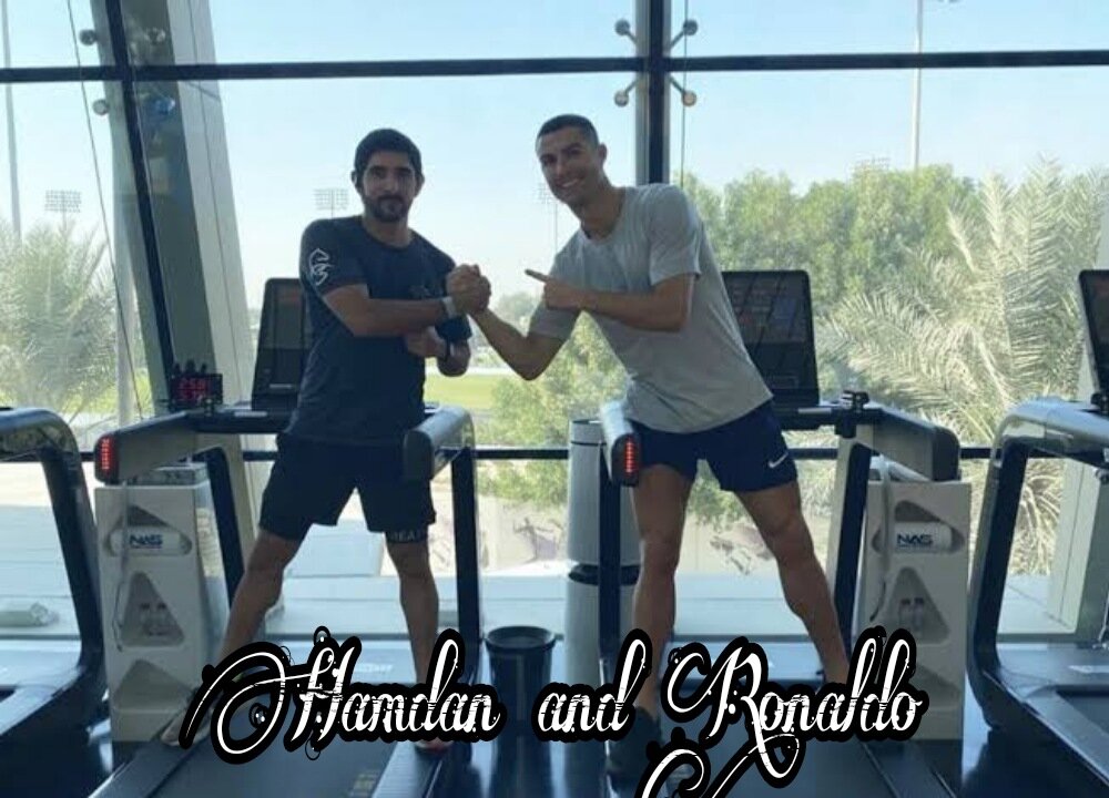 Hamdan is exercising with Rolando