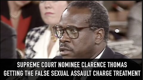 Joe Biden led the False charge inquisition of Clarence Thomas.