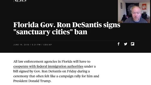 Florida BANS sanctuary cities! Let's discuss immigration, state sovereignty, and commandeering