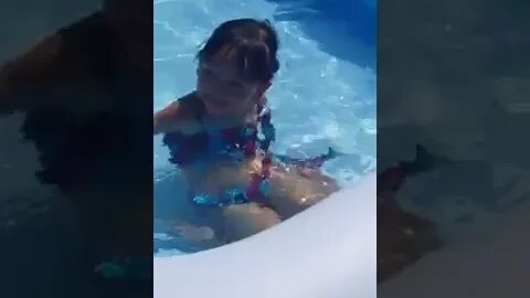 Tasha in the Pool