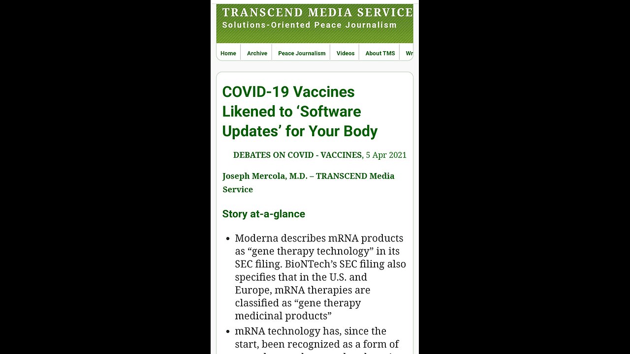 The BioWeapon Against Humanity!