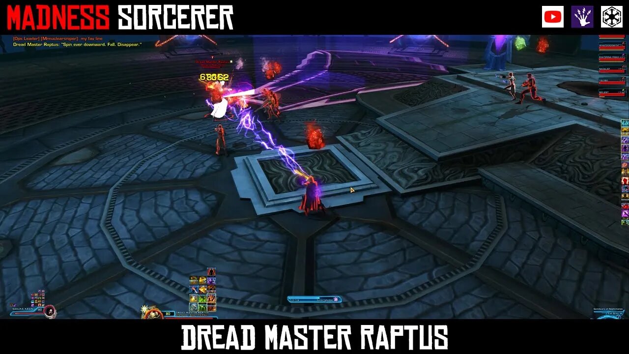 SWTOR Madness Sorcerer - Dread Palace Boss Fight: Dread Master Raptus