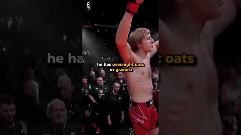Paddy The Baddy's diet #paddythebaddy #ufc