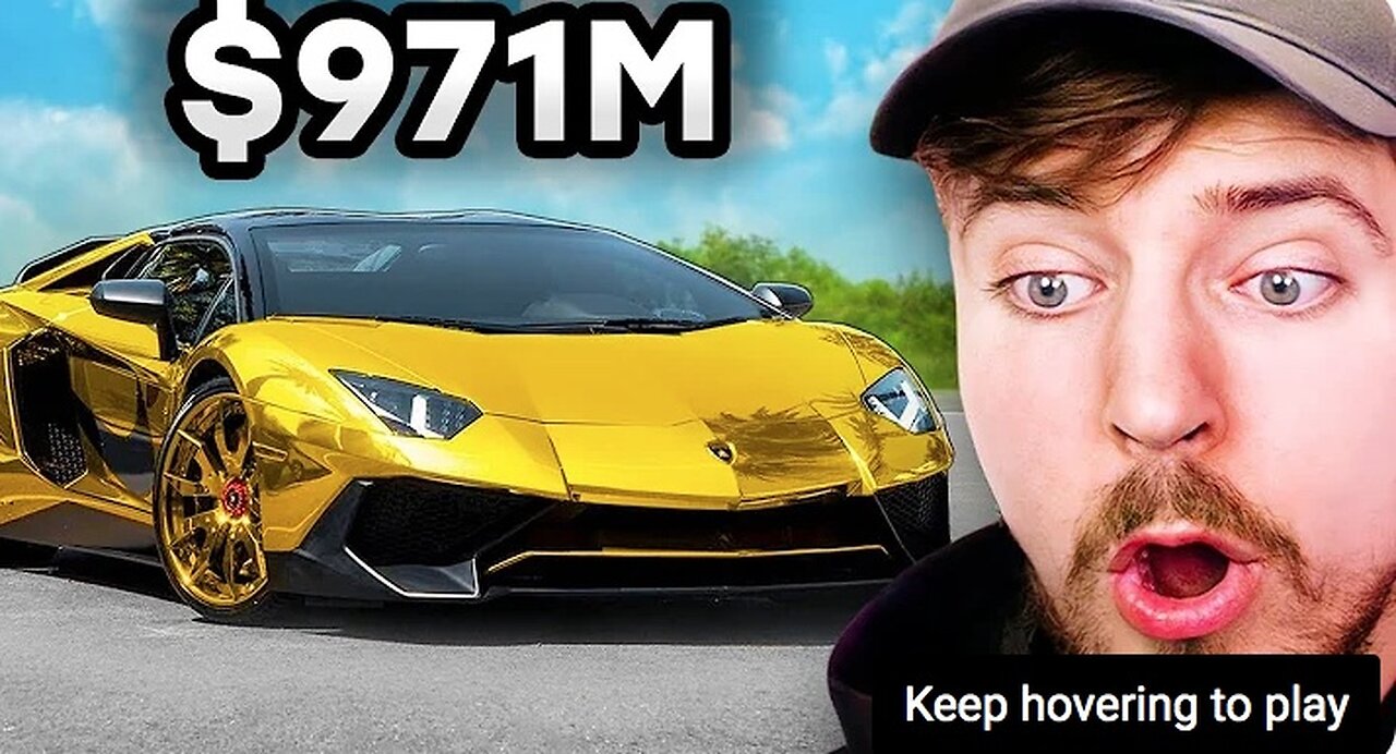 World’s Most Expensive Car! (Credits to @MrBeast)