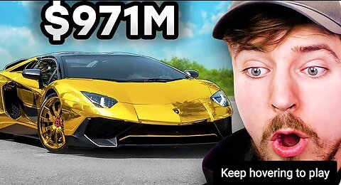 World’s Most Expensive Car! (Credits to @MrBeast)