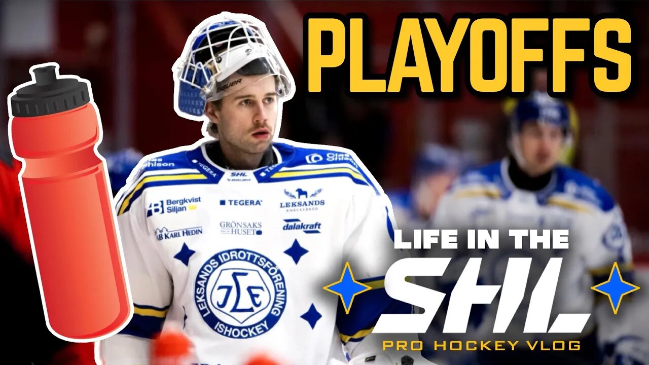 Viral Bottle Throw • PLAYOFFS!! // Life in the SHL • S2 E28 • Pro Hockey Vlog