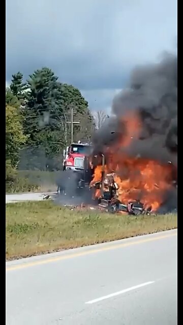 Hwy 401 Fire