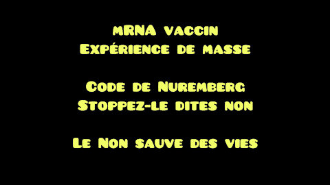 mRNA VACCIN EXPERIMENTAL