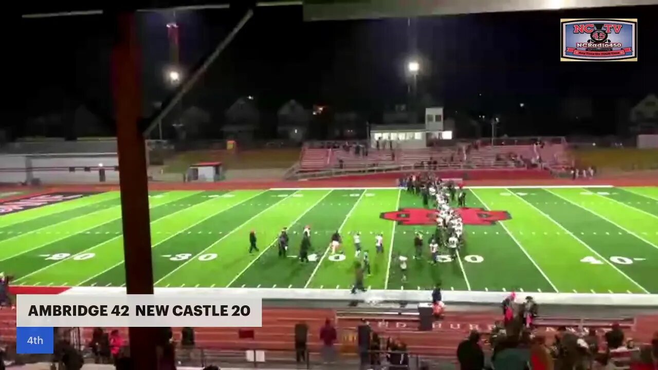 NCTV45 LIVE HS FOOTBALL NEW CASTLE vs AMBRIDGE FRIDAY OCTOBER 21 2022