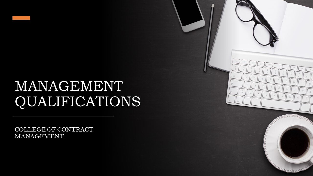 Management Qualifications | CCM