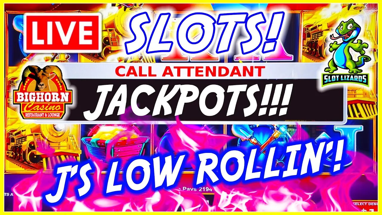 🔴 LIVE SLOTS! LET'S KEEP THE JACKPOTS COMING!!! J'S LOW ROLLIN' WEDNESDAY! EPISODE 27!