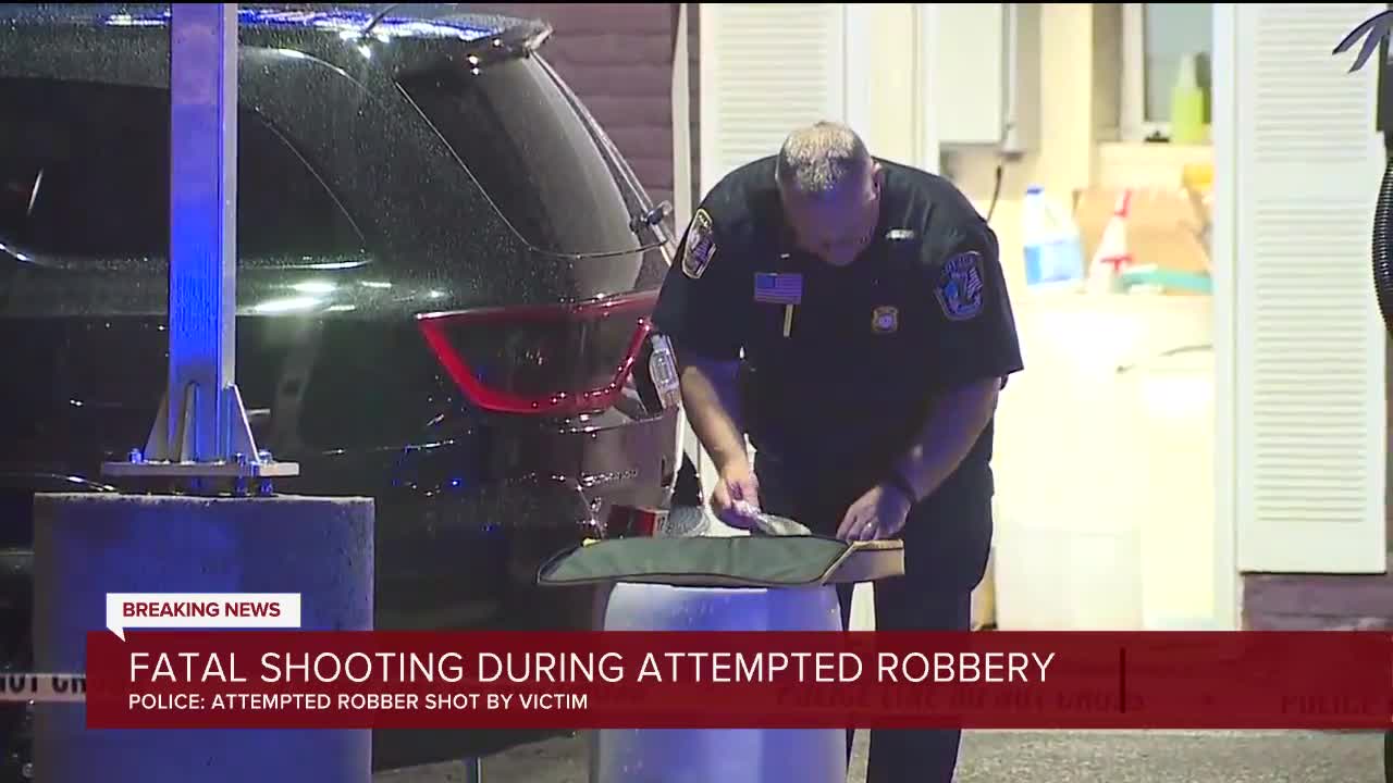 Deadly shooting during attempted armed robbery