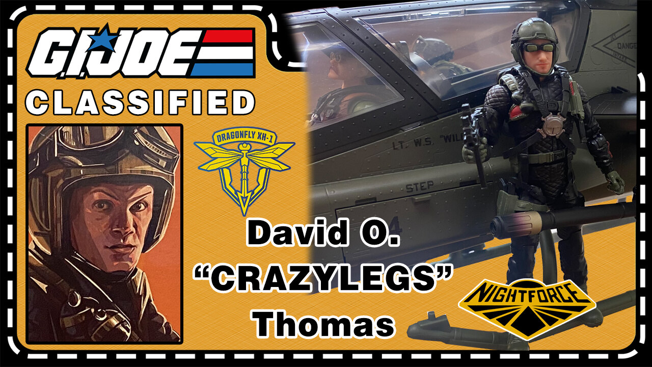 David O. "Crazylegs" Thomas - G.I. Joe Classified Dragonfly Haslab 145 - Unboxing & Review