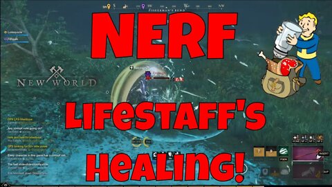 Nerf Lifestaff In New World Because Healing is Too Over Powered