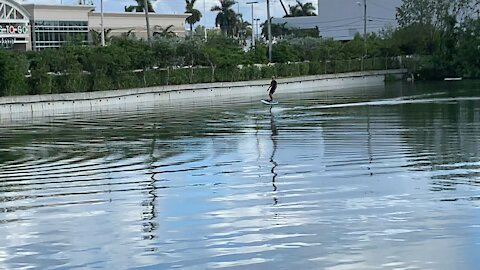 Hover Surfer in the canal