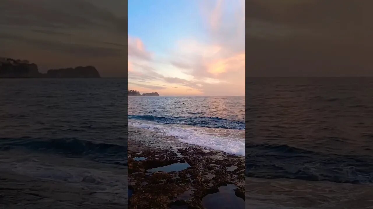 Sunset waves