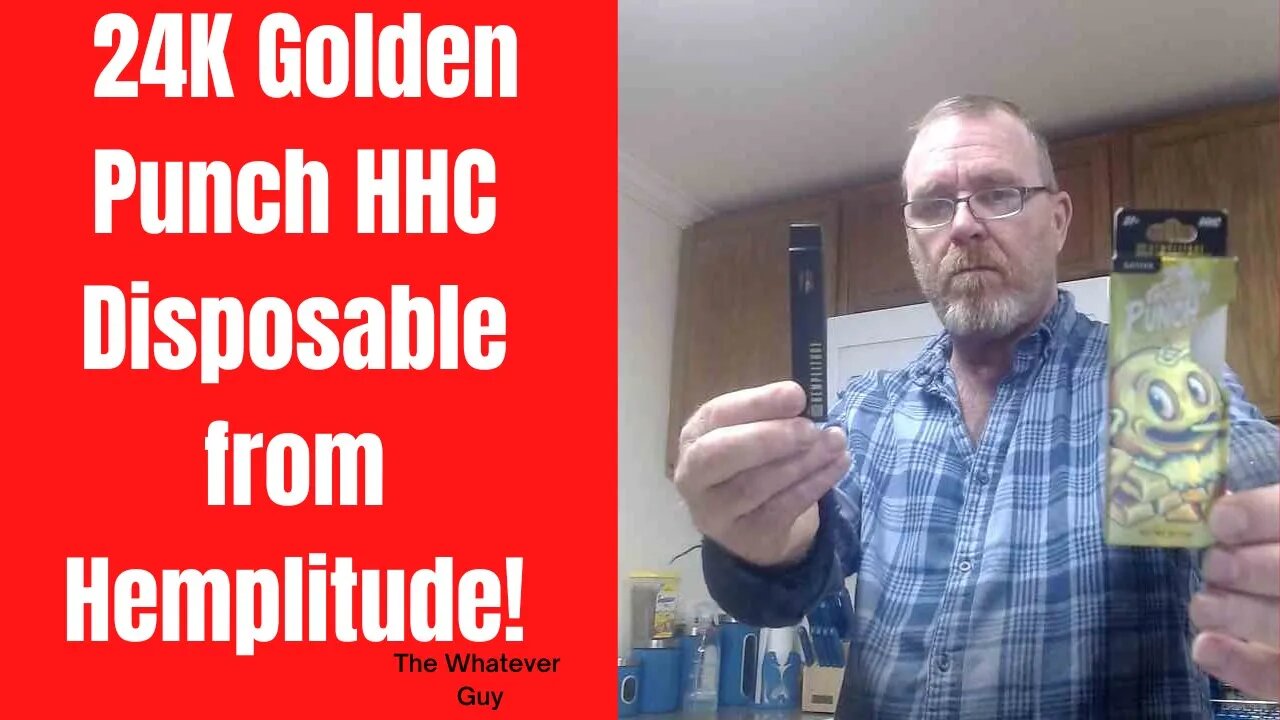 24K Golden Punch HHC Disposable from Hemplitude!