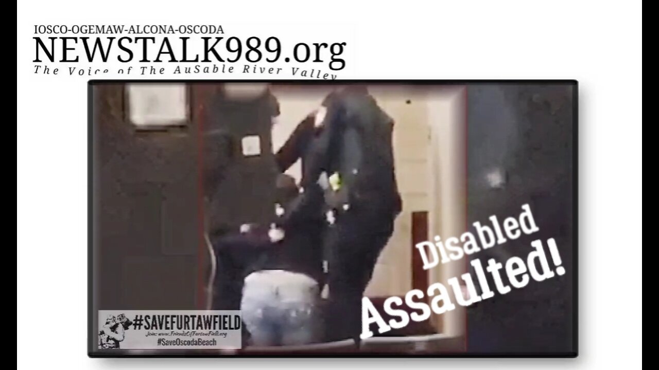 Disabled Board Protester Assaulted Jailed by Oscoda, MI Township