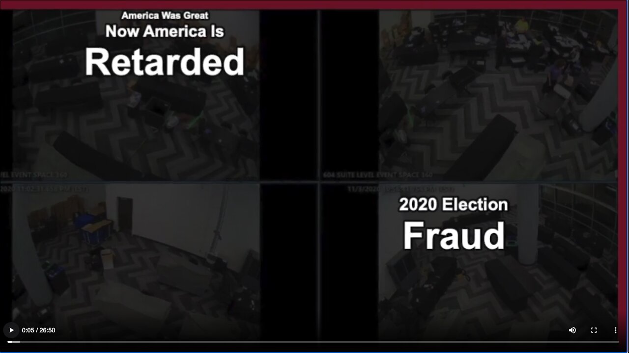 America Is Great, But In Some Areas, America is RETARDED - ELECTION FRAUD