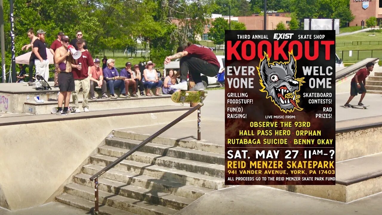 Exist Skateshop Kookout at Reid Menzer Skatepark Recap