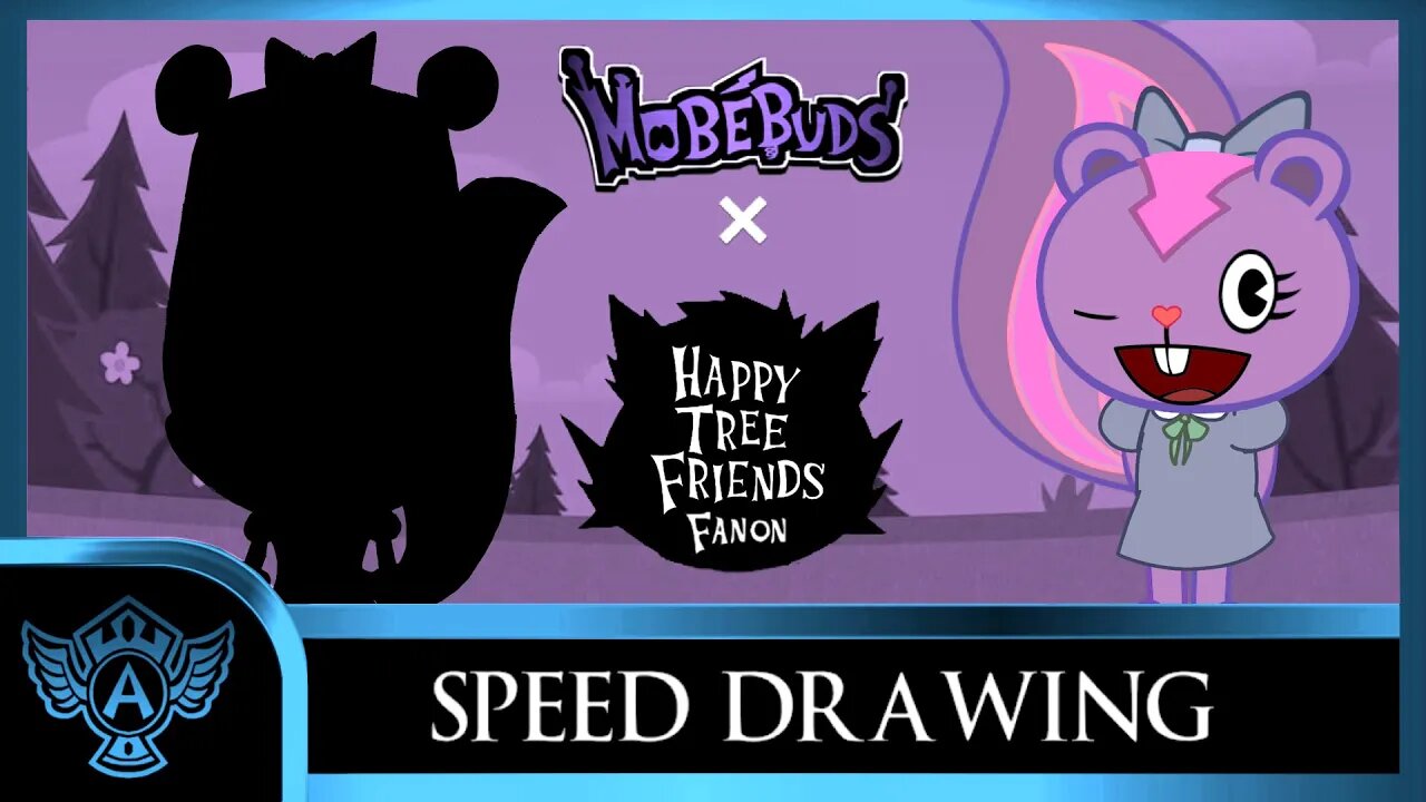 Speed Drawing: Happy Tree Friends Fanon - Sweetie | Mobebuds Style