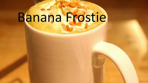 Beat The Heat - Make A Delicious Banana Frostie in Just Minutes! #shorts #coffee #banana #icecream