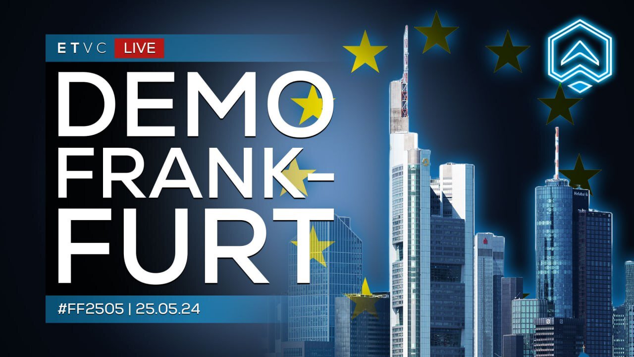 🟥 LIVE | FRANKFURT: Demo zur EUROPA-WAHL | #FFM2504