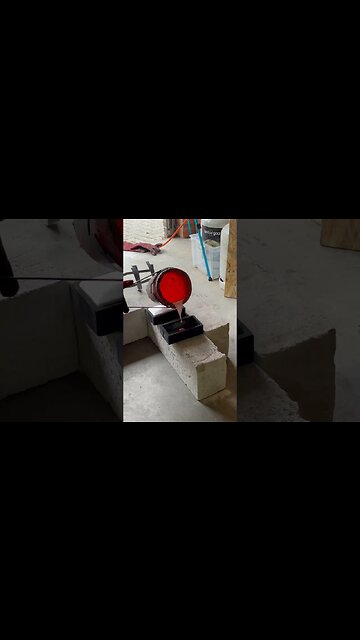 🔥#huge #aluminum #ingot #metalcasting #belgium