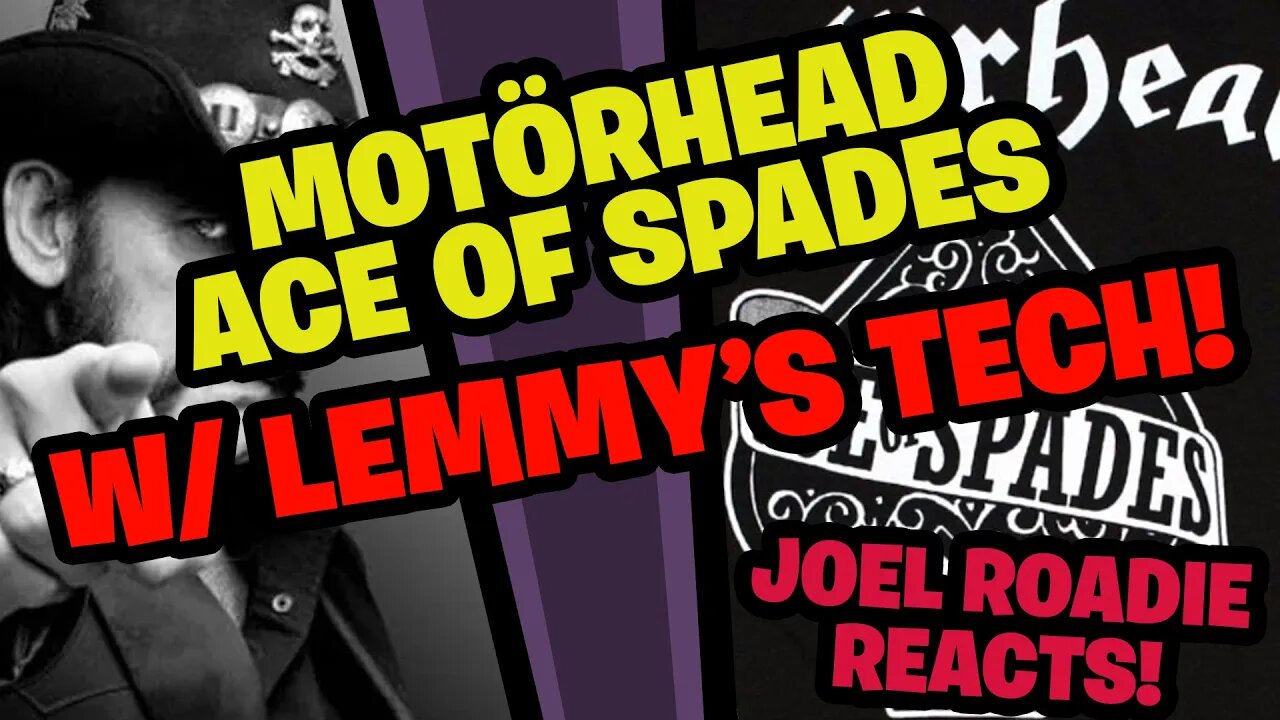 Motörhead - Lemmy's Roadie reacts to ACE OF SPADES Official Video!