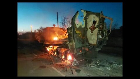 Destroyed and abandoned Russian vehicles from the defeats at Gostomel and Akhtyrka (No video)
