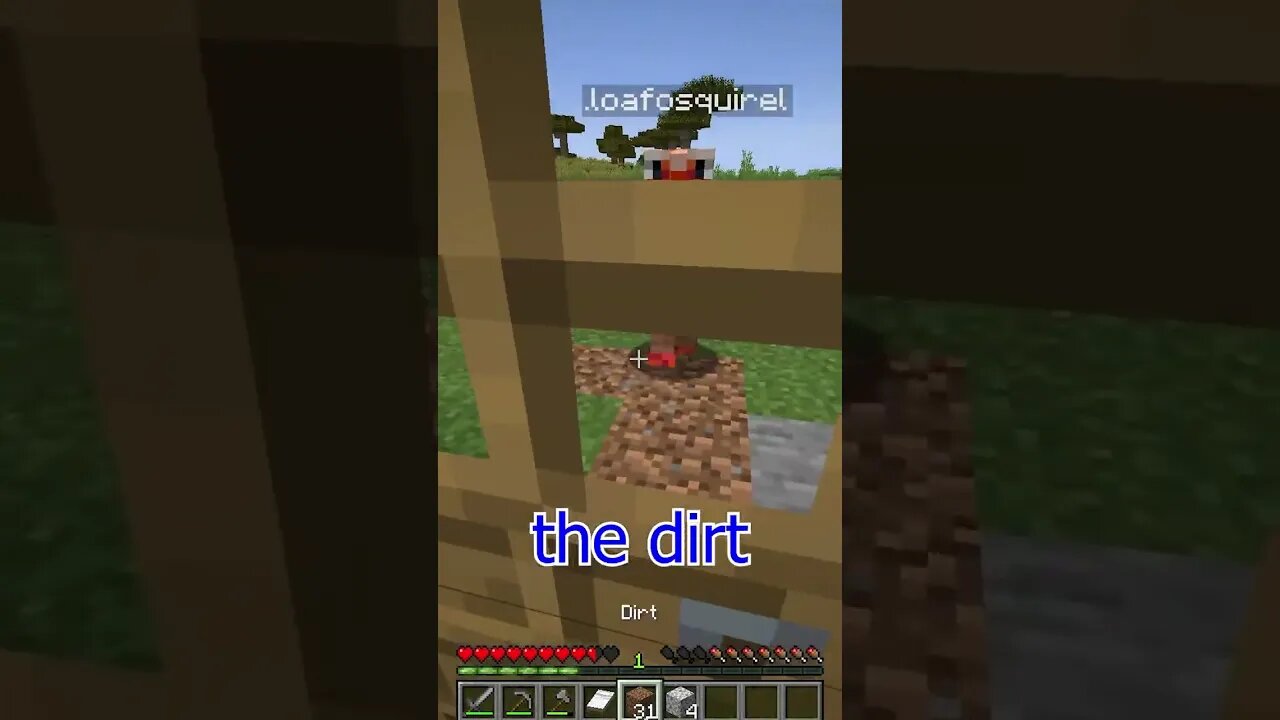 "Give me the dirt" | WeSuckAtMinecraft #shorts