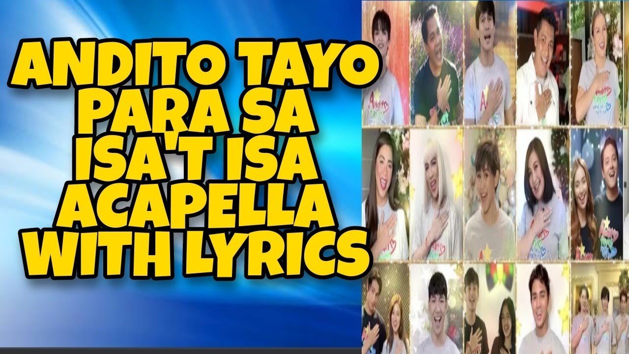 ANDITO TAYO PARA SA ISA'T ISA I CHILDREN SONG