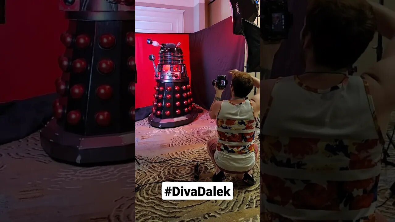 #Dalek #Supermodel #Diva #DoctorWHO #TBCC2022 #SHORTS YouTube.com/TheLegendOfTheTravelingTARDIS