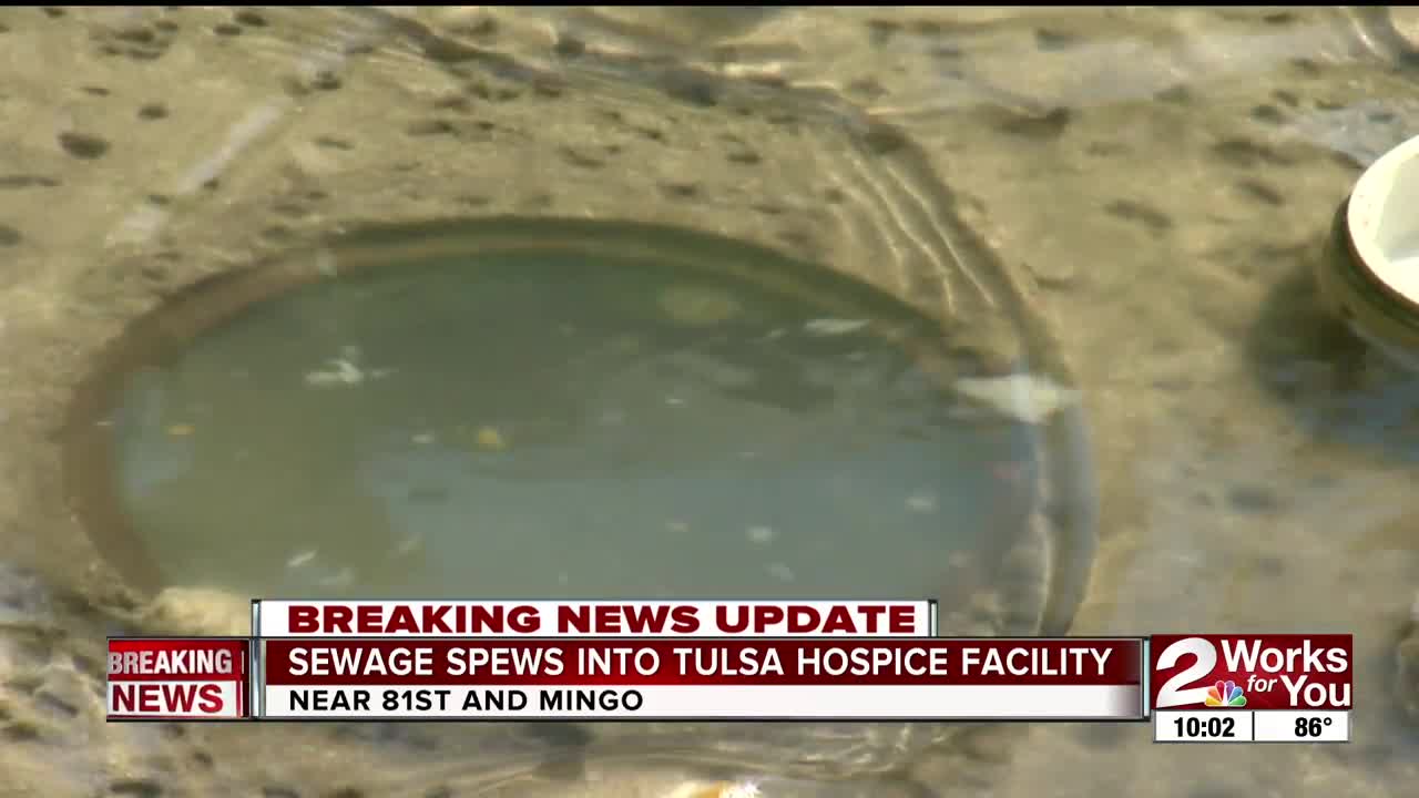 Sewage spills into Tulsa hospice facility