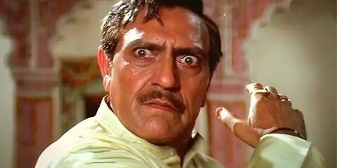 Amrish Puri and Rajkumar best dialogue... Two legends best conversation