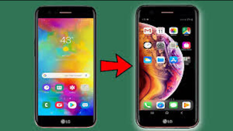 Turn android into iphone in 1 minute