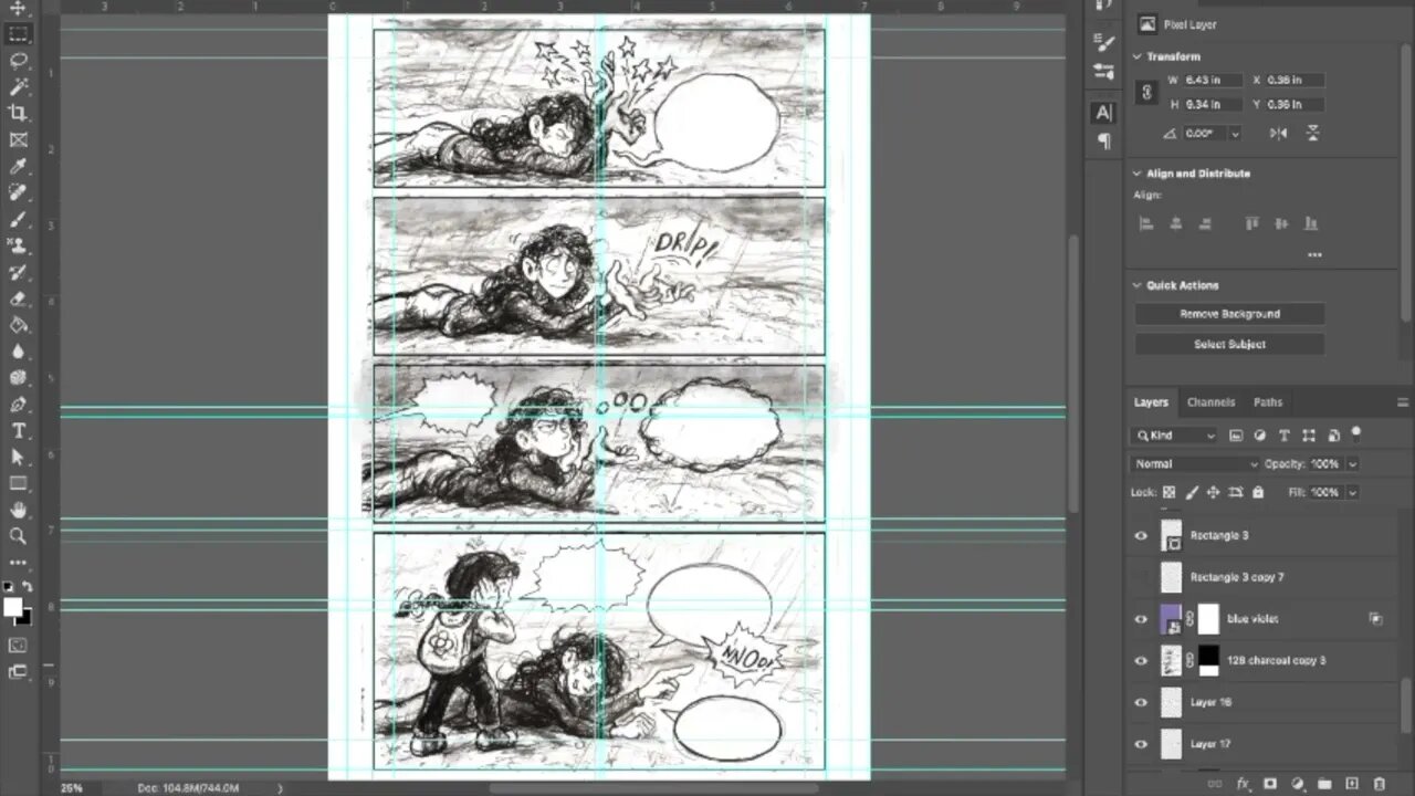 Art Timelapse: Lettering Page 128
