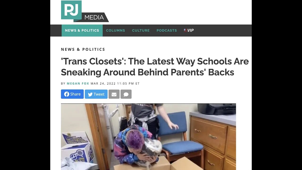 I Read to You: "Trans Closets" of Tik Tok Showing up in MIDDLE SCHOOLS???