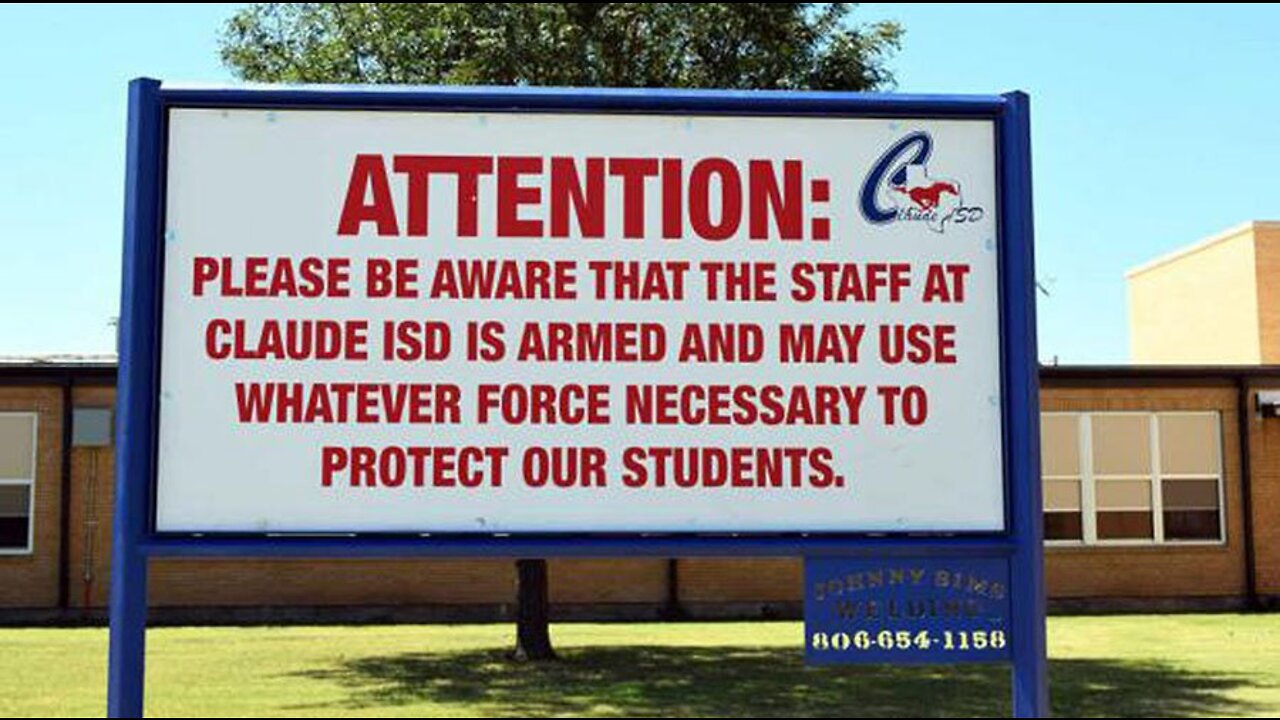 We must arm schools