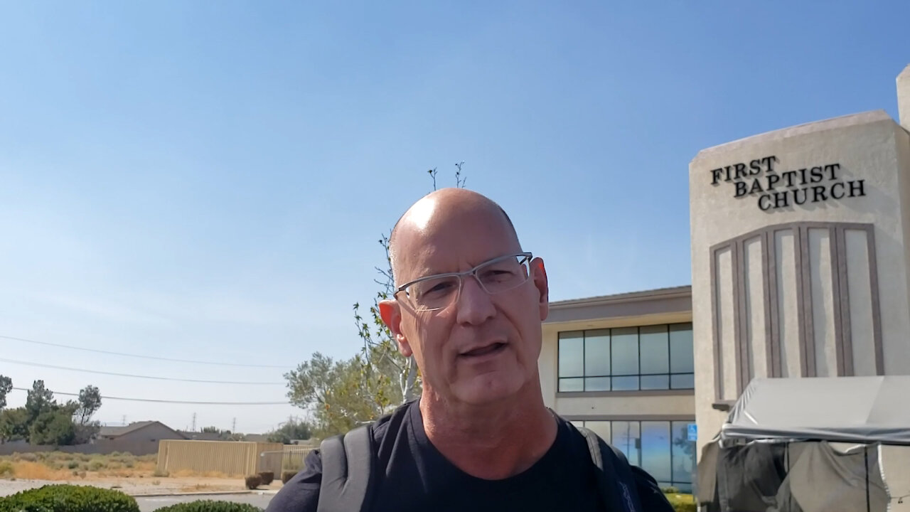 First Amendment Audit at First Baptist Church Hesperia - Sheriff PASS, Church FAIL!