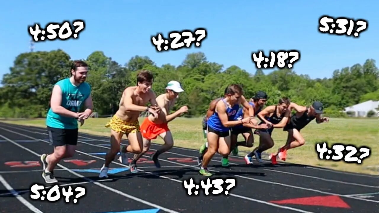 1 MILE RACE vs. High School Teammates!!