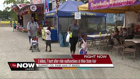 Local fair goers uncertain after Ohio State Fair tragedy