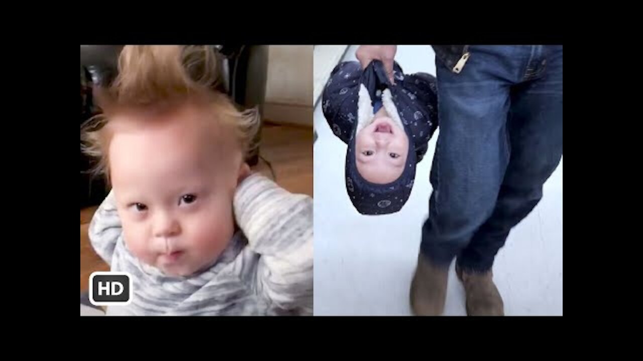 Funny Cute Baby Scene l Dad VS Baby Comedy Scene