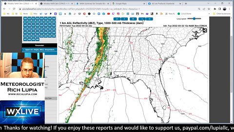 WxLive Tuesday 3/22 135 PM Update