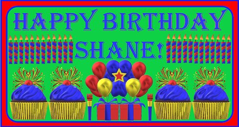 Happy Birthday 3D - Happy Birthday Shane - Happy Birthday To You - Happy Birthday Song