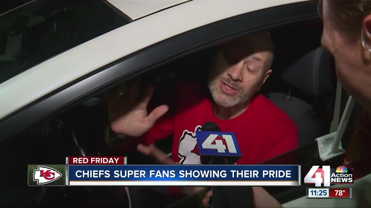 Chiefs super fans show their pride