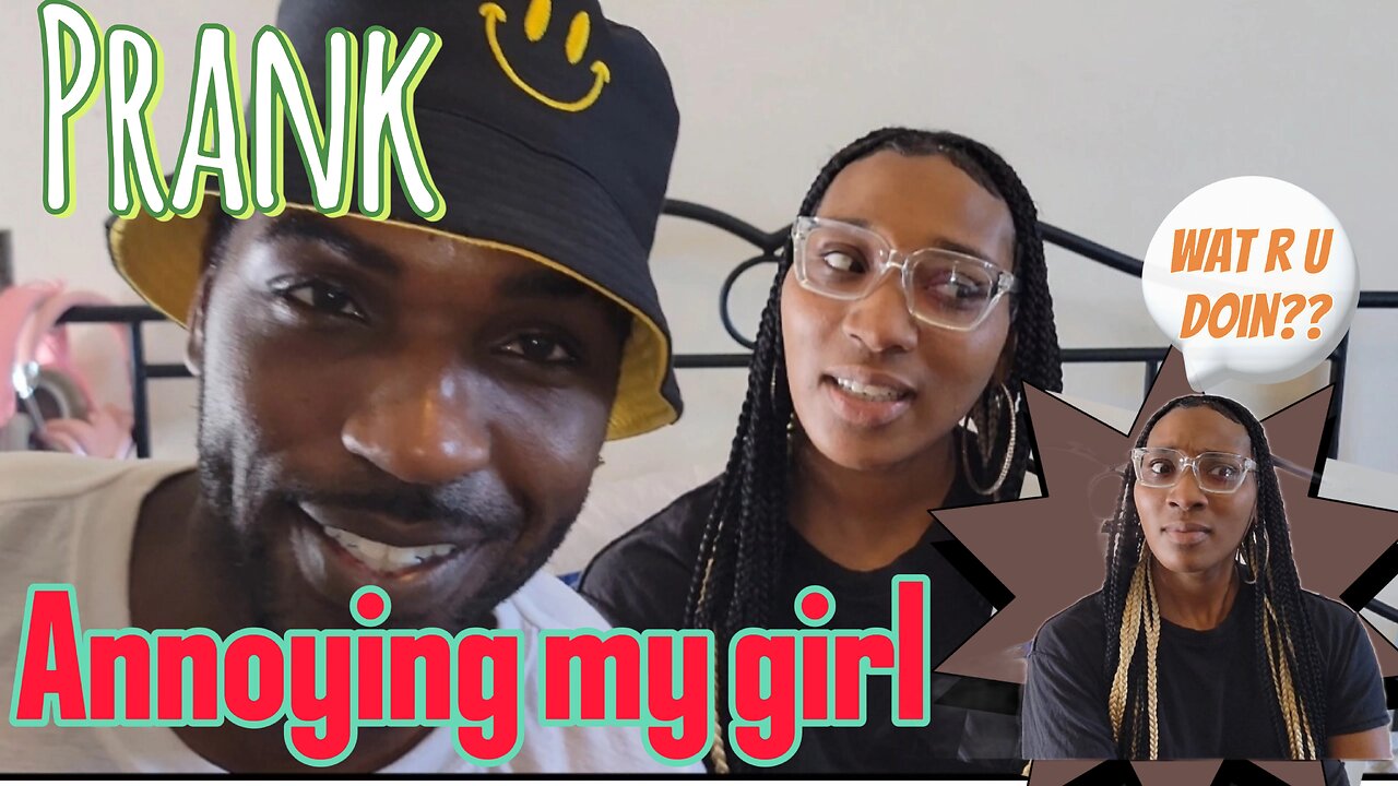 ANNOYING MY GIRL WHILE SHE WORKING [ PRANK ] Fatimthedream