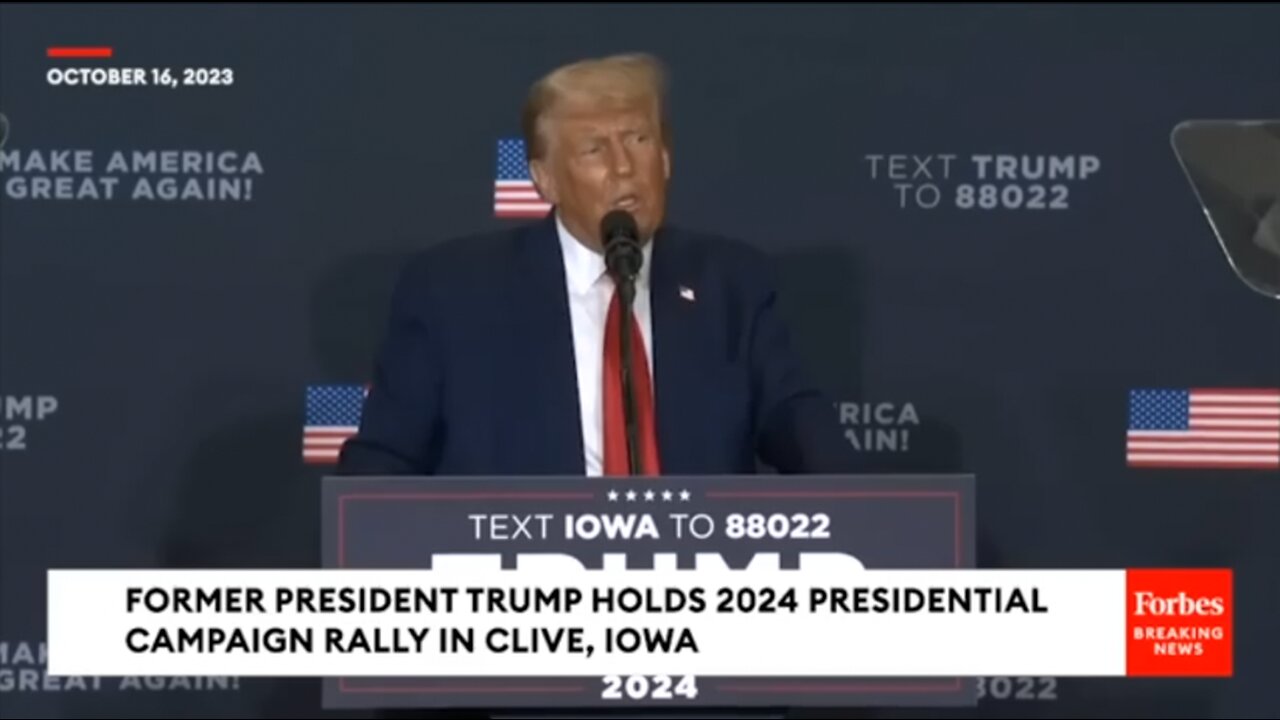 Trump Gag Order | "A Judge Gave a Gag Order Today On Speech...What They Don't Understand Is That I Am Willing to Go to Jail If That What It Takes for Our Country to Win & to Become a Democracy Again." - Trump (October 16th 2023)