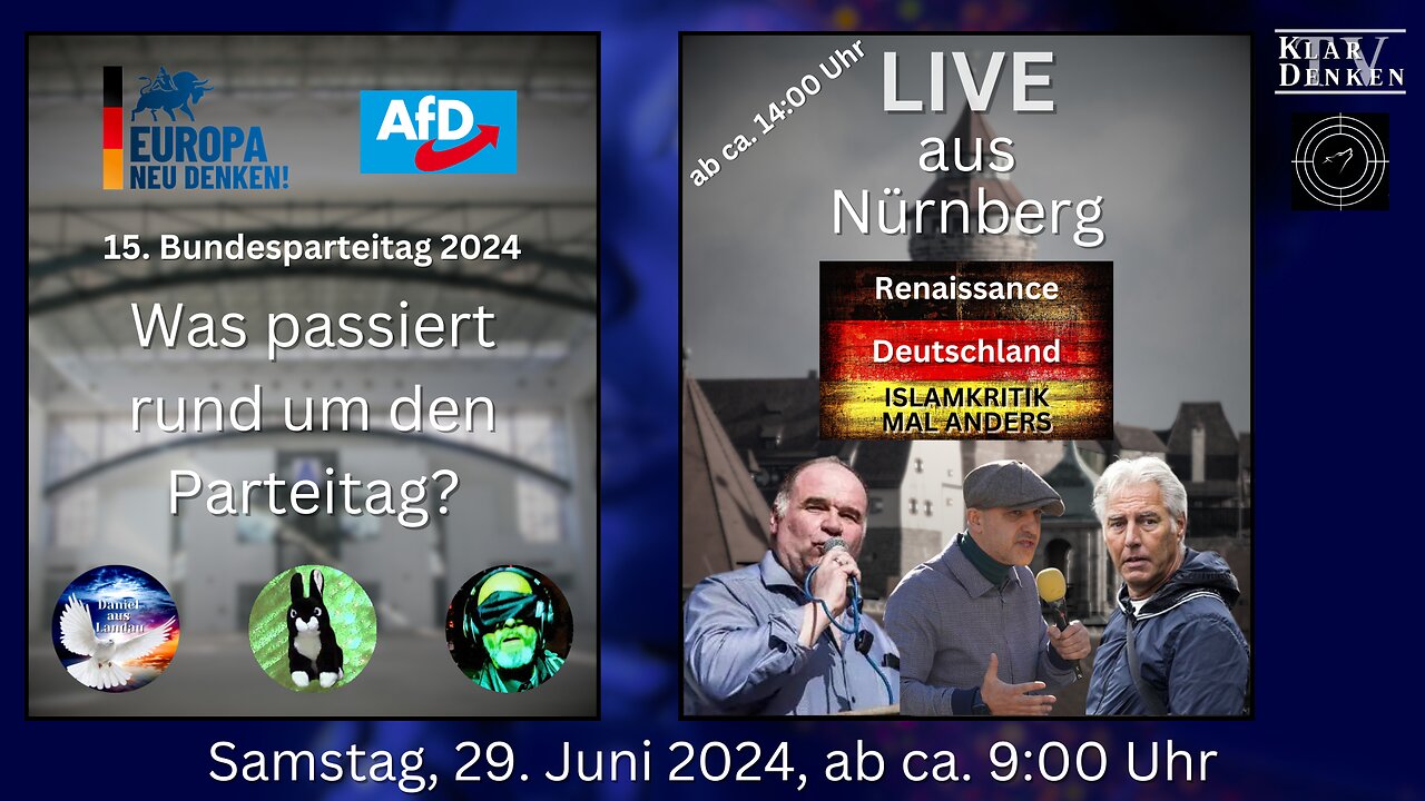 🔴💥LIVE aus Essen und Nürnberg💥